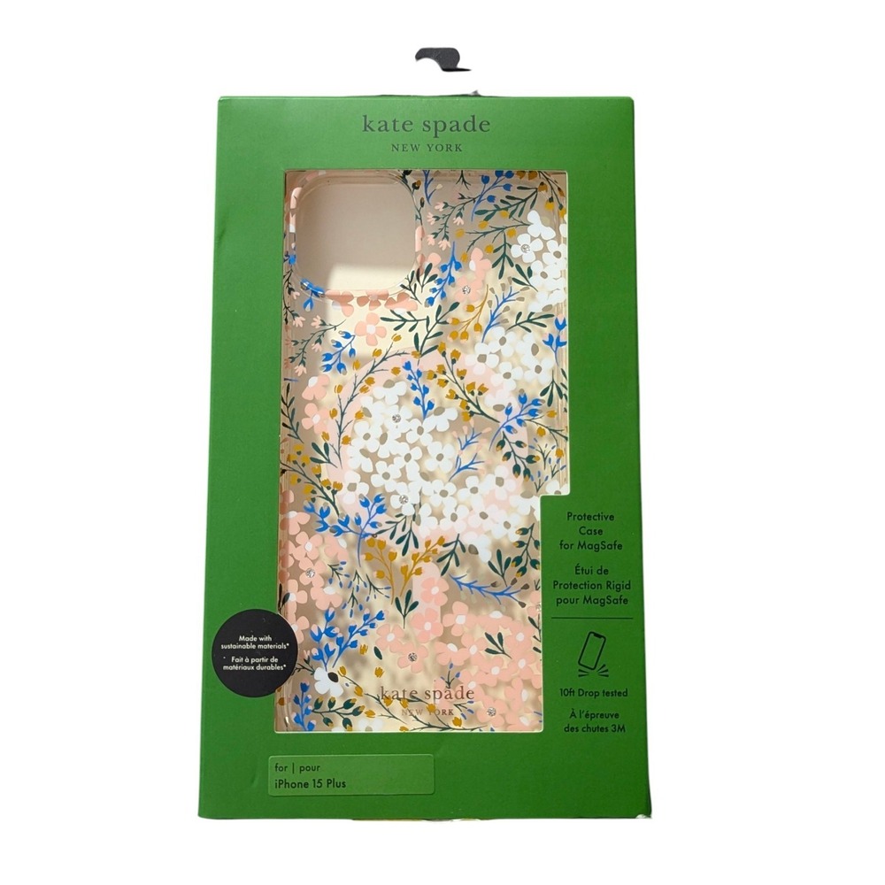O9-N Kate Spade NY MagSafe Case For‎ Apple iPhone 15 Plus / 14 Plus - Flower
